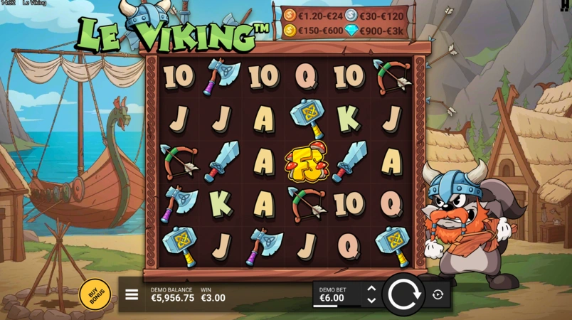 Le Viking Slot Wild Symbol